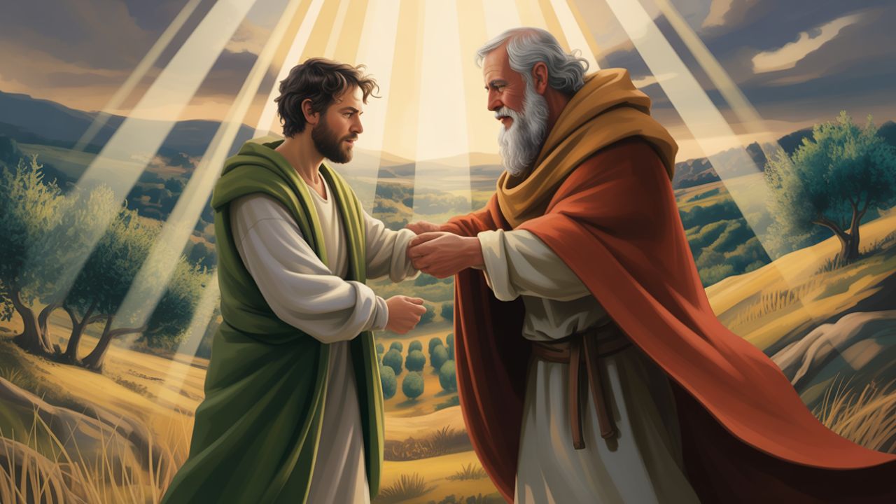 El compañerismo entre Elías y Eliseo